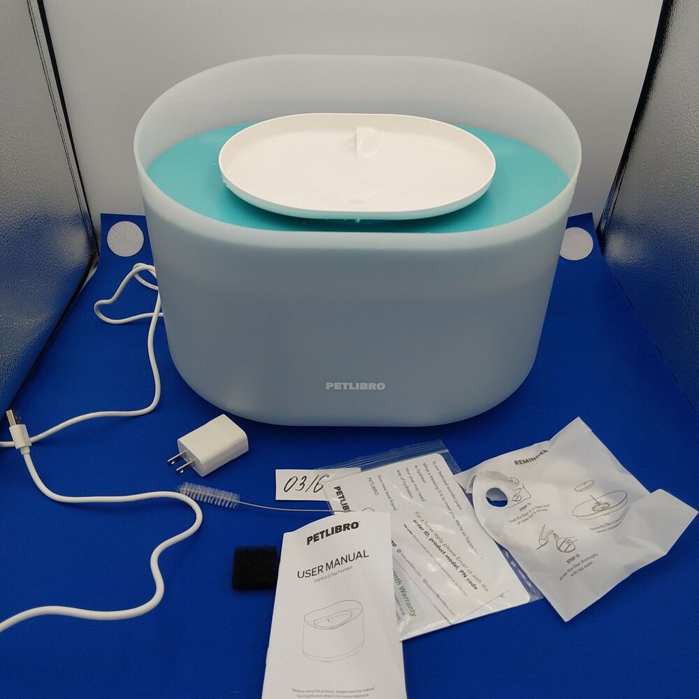 NEW-PETLIBRO CAPSULE PLWF008 WATER FOUNTAIN FOR DOGS AND PETS